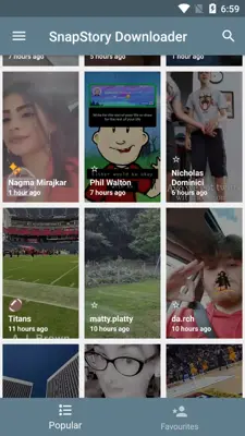 SnapStory Downloader android App screenshot 1